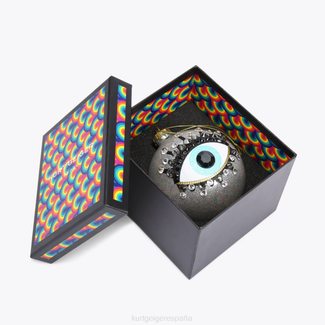 Kurt Geiger mujer adorno navideño del ojo de londres 2LPR502 | accesorios plata